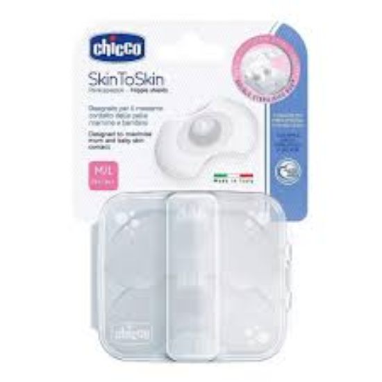 CHICCO NIPPLE SHIELDS 2PCS( M & L )