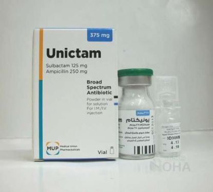 UNICTAM 375 MG VIAL