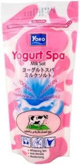 YOKO SPA MILK SALT 300G بالزبادي والحليب