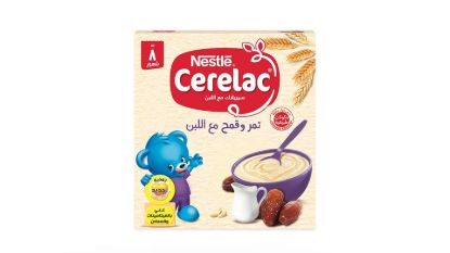 CERELAC DATES MILK 125Gتمر وقمح واللبن
