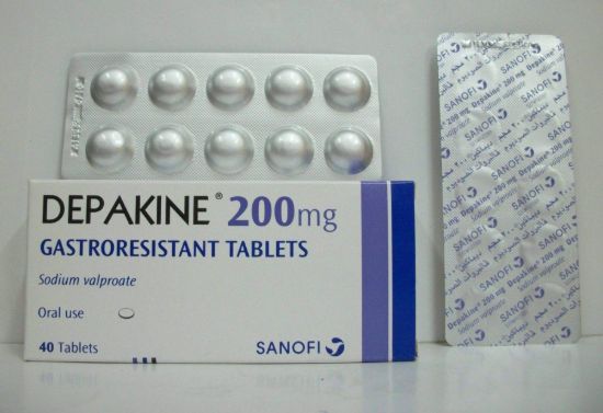 DEPAKINE 200 MG 40 TAB 60 LE