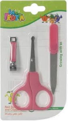 LA FRUTTA +0 M22645 طقم مقص+قصافه+مبرد للاطفال