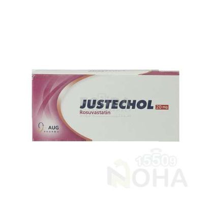 JUSTECHOL 20 MG 14 TAB 57.5 LE