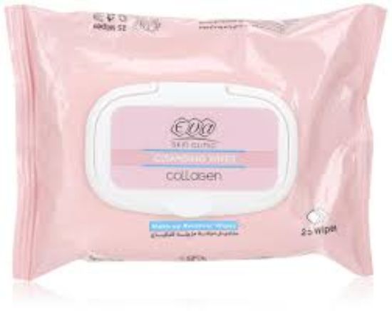 EVA COLLAGEN MAKEUP REMOVER 25 WIPES
