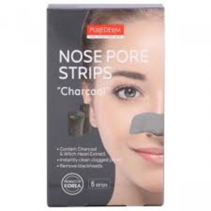 PUREDERM NOSE STRIPS 6 STRIPS بالفحم