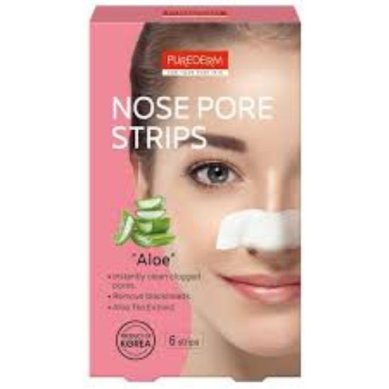 PUREDERM NOSE STRIPS 6 STRIPS صبار