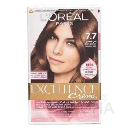 LOREAL EXCELLANCE CREAM 7.7 بني عسلي