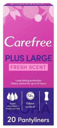 CAREFREE PLUS LARGE FRESH 20 PCS عطر منعش