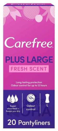 CAREFREE PLUS LARGE FRESH 20 PCS عطر منعش