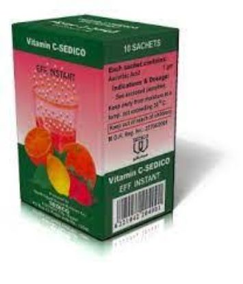 VITAMIN C-SEDICO EFF 10SA