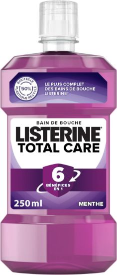 LISTERINE TOTAL CARE DAILY MOUTHWASH, 6 IN 1, TEETH PROTECT, MILDER TAST, 250 ML