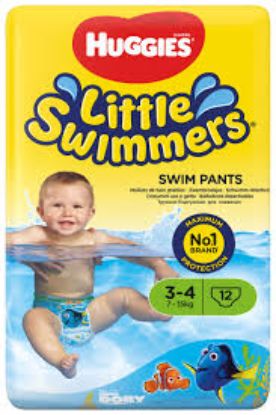 HUGGIES LITTLE SWIMMERS SIZE 5-6  (12-18 KG) 11 PCS