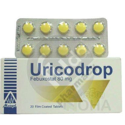 URICODROP 80 MG TAB 123 LE
