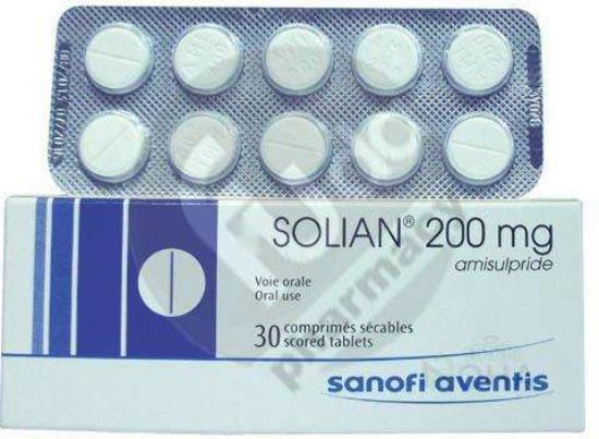 SOLIAN 200 MG 30 TAB 218.5 LE