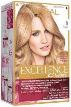 LOREAL EXCELLANCE CREAM 8 اشقر فاتح