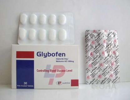 GLYBOFEN 5/500 MG 30 TAB 30 LE