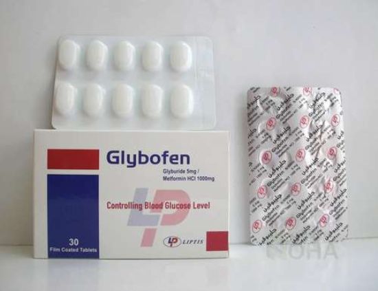 GLYBOFEN 5/500 MG 30 TAB 30 LE
