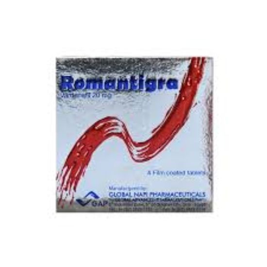 ROMANTIGRA 20 MG 4 TAB 37.5 LE