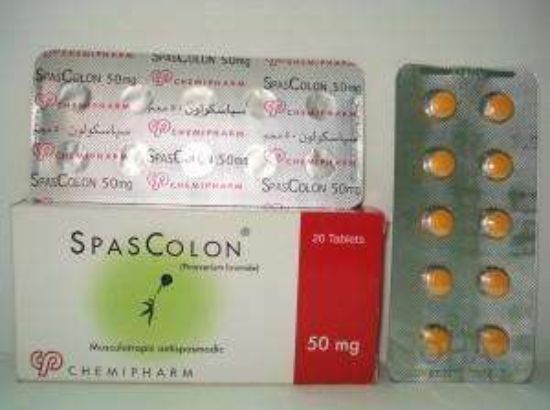 SPASCOLON 50 MG 30 TAB 55.5 LE