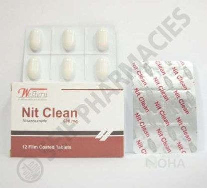 NIT CLEAN 500 MG 12 TAB 72 LE
