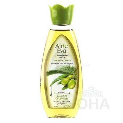 ALOE EVA HAIR OIL 100ML 10%بالصبار وزيت الزيتون