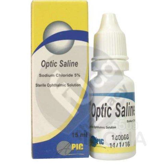OPTIC SALINE 5 % 15 ML 35 LE