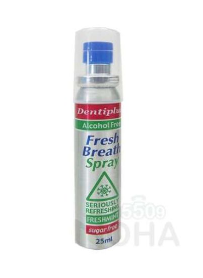 DENTIPLUS ALCOHOL FREE FRESH BREATH SPRAY FRESH MINT 25 ML