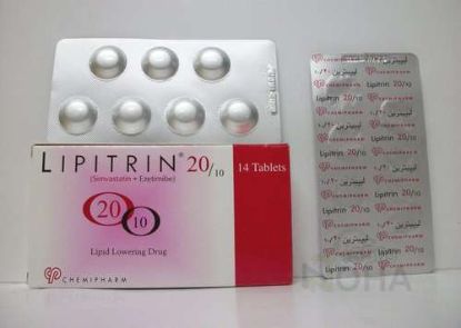 LIPITRIN 20/10 14 TAB 130 LE