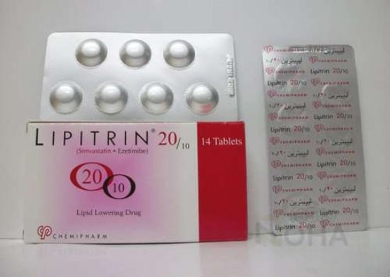 LIPITRIN 20/10 14 TAB 130 LE