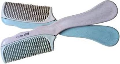 HAIR COMBمشط بلاستيك  ضيق الوان