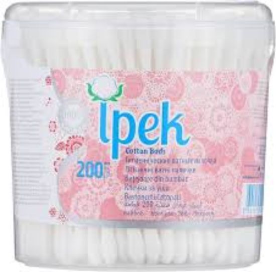 IPEK COTTON BUDS 200 PCS قطن اذن