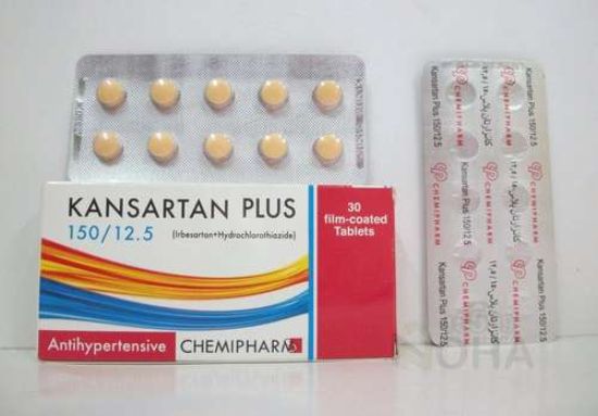 KANSARTAN PLUS 150/12.5 MG 30 TAB 45 LE