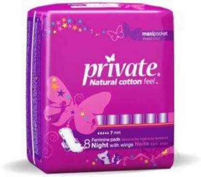 PRIVATE MAXI NIGHT POCKET 8 PADS