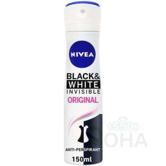NIVEA WOMEN INVISIBLE ORIGINAL SPRAY 150 ML