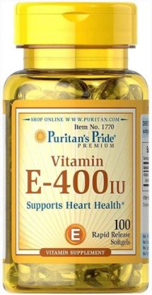 VITAMIN E-400 IU 100 TAB PURITANS PRIDE