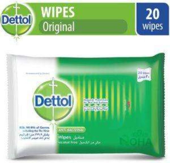 DETTOL ORIGINAL 20 WIPES
