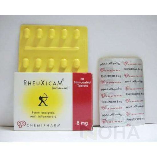 RHEUXICAM 8 MG 20 TAB 47 LE