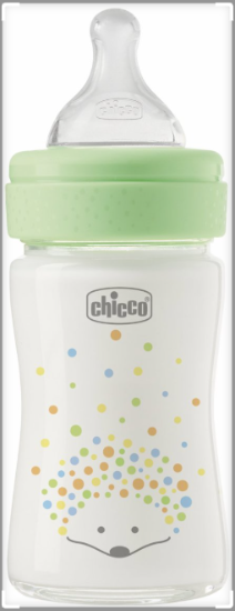 CHICCO PERFECT EASY 150 ML +0M بنك ببرونه سيليكون