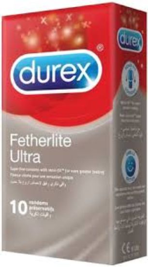 DUREX. FETHERLITE ULTRA 10 CONDOMSاحمر