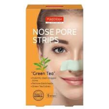 PUREDERM NOSE STRIPS 6 STRIPS بالشاى الاخضر