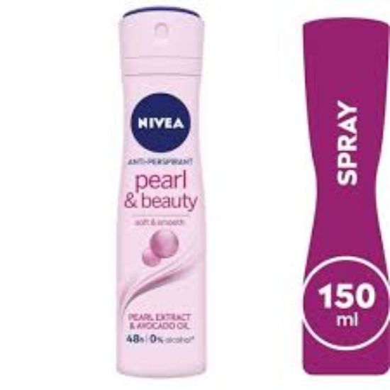 NIVEA WOMEN PEARL & BEAUTY SPRAY 150ML 20% DISCOUNT