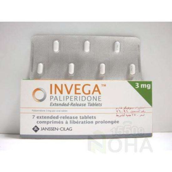 INVEGA 3 MG 7 TAB 250 LE