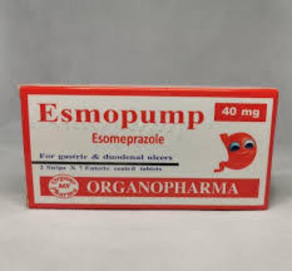 ESMOPUMP 40 MG 14 TAB 90 LE