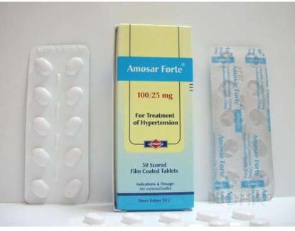 AMOSAR FORTE 100/25 MG 30 TAB 117 LE