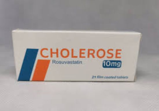 CHOLEROSE 10 MG 21 TAB 76.5 LE