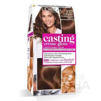 LOREAL CASTING CREME 535 بنى ذهبى فاتح ارجوانى