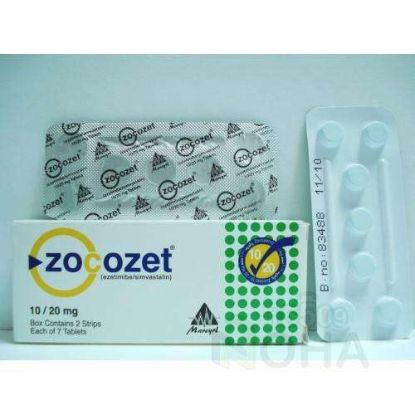 ZOCOZET 10/20 MG 14 TAB 90 LE