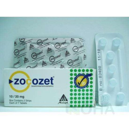 ZOCOZET 10/20 MG 14 TAB 90 LE