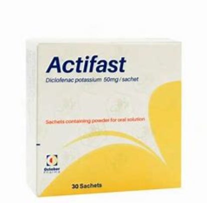 ACTIFAST 50 MG 6 SACHETS 21 LE