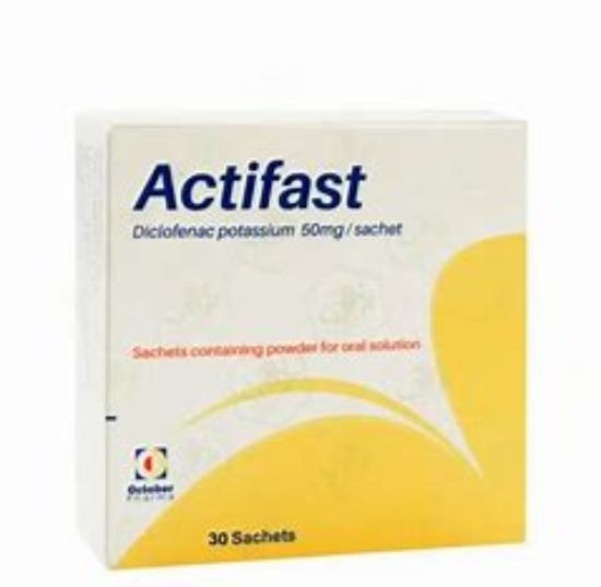 ACTIFAST 50 MG 6 SACHETS 21 LE